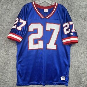 VTG Wilson New York Giants Jersey Men's‎ Sz L Rodney Hampton #27 NFL Made In USA